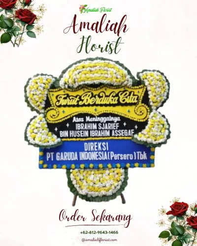 Papan Bunga Duka di Pademangan Timur