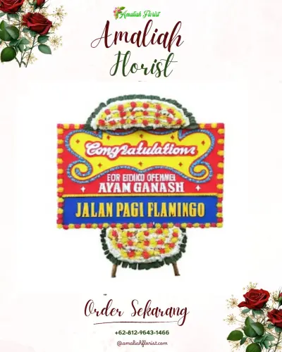 Bunga Papan Congratulation di Pademangan Timur